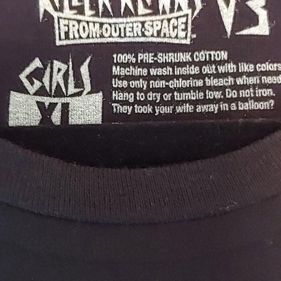RARE Fright Rags Killer Clowns from Outer Space Girls XL T-shirt - Picture 2 of 3
